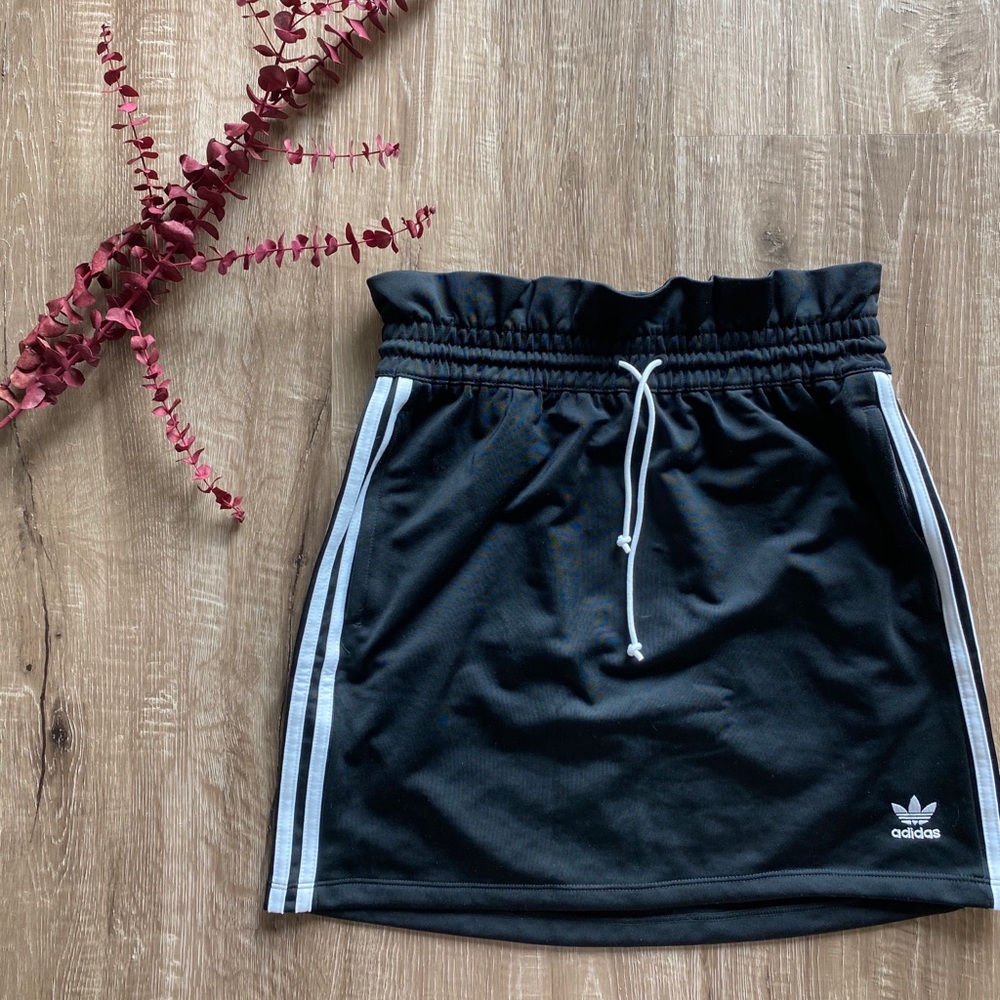 Adidas paper bag waist skirt